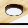 Brilliant WOODBRIDGE Ceiling Light LED brown, black, 1-light source