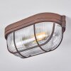 CHAQUIRE Ceiling Light brown, rust-coloured, 1-light source