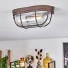 CHAQUIRE Ceiling Light brown, rust-coloured, 1-light source