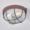 CHAQUIRE Ceiling Light brown, rust-coloured, 1-light source