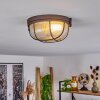 CHAQUIRE Ceiling Light brown, rust-coloured, 1-light source