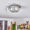 CHAQUIRE Ceiling Light grey, 1-light source