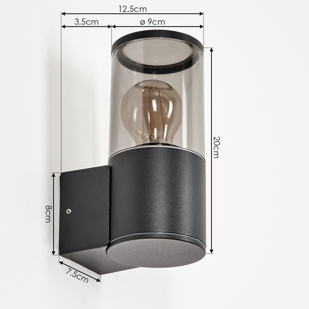 CARAGUA Outdoor Wall Light anthracite, 1-light source