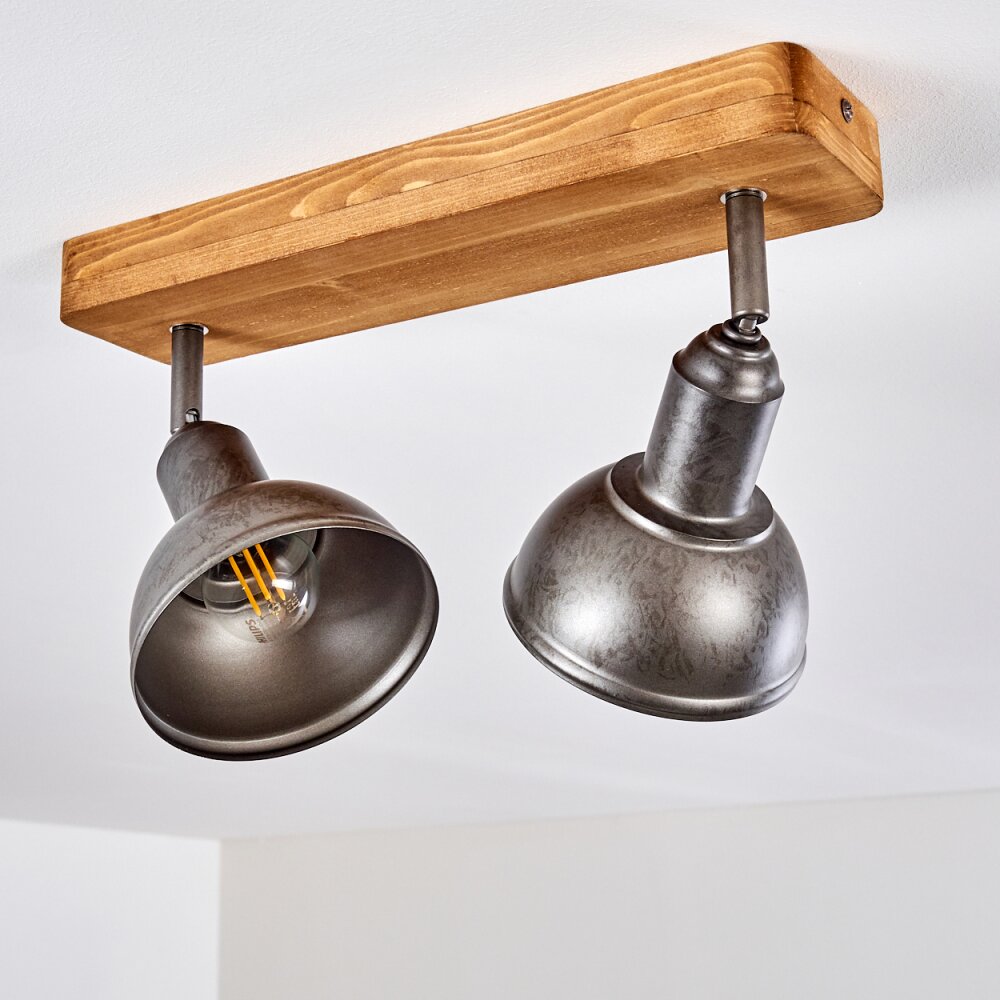 Ceiling Light Tholen brown, 2-light sources