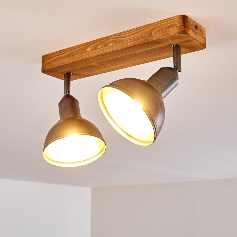 Ceiling Light Tholen brown, 2-light sources