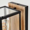 Fortunies Outdoor Wall Light Light wood, Wood like finish, black, 1-light source