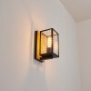 Fortunies Outdoor Wall Light Light wood, Wood like finish, black, 1-light source