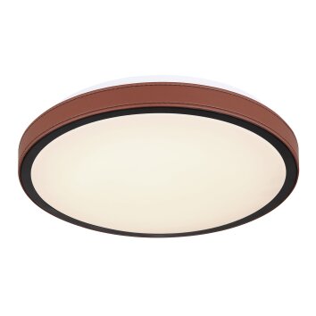 Globo SAMMI Ceiling Light LED brown, black, white, 1-light source