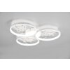 Trio Groovy Ceiling Light LED white, 1-light source