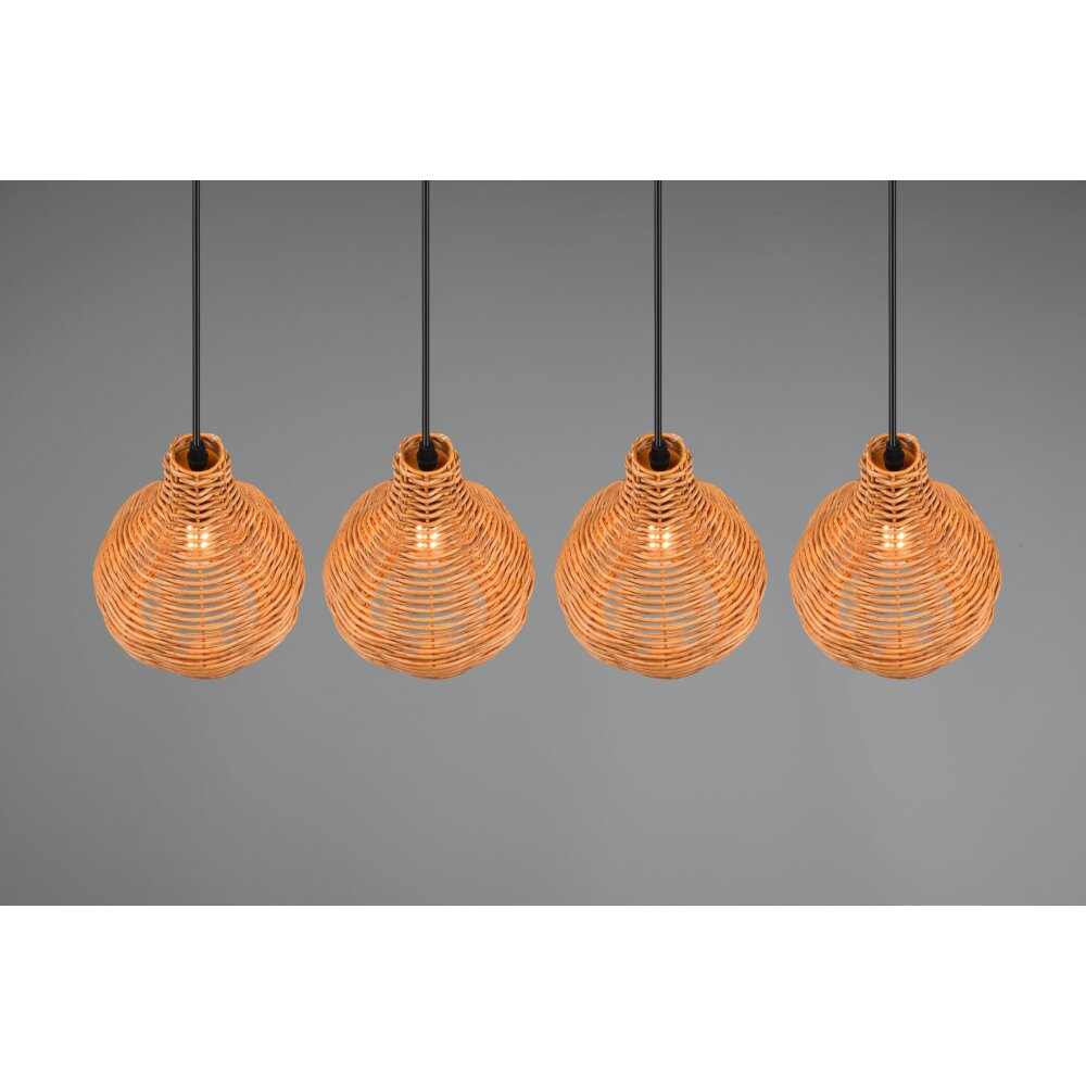 Reality Sprout Pendant Light black, 4-light sources
