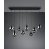 Trio Lumina Pendant Light black, 8-light sources