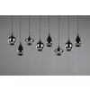 Trio Lumina Pendant Light black, 8-light sources