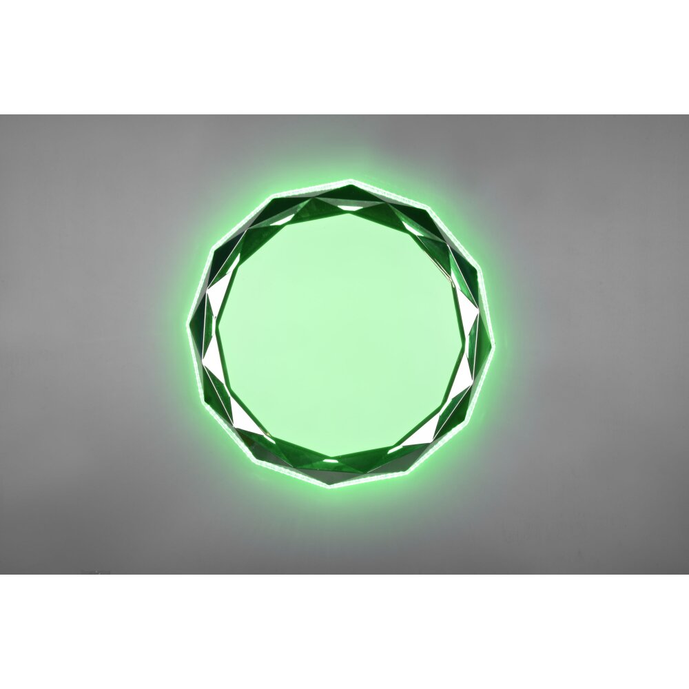 Reality Ando Ceiling Light LED chrome, 1-light source, Remote control