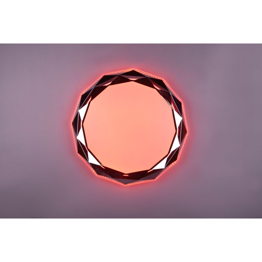 Reality Ando Ceiling Light LED chrome, 1-light source, Remote control