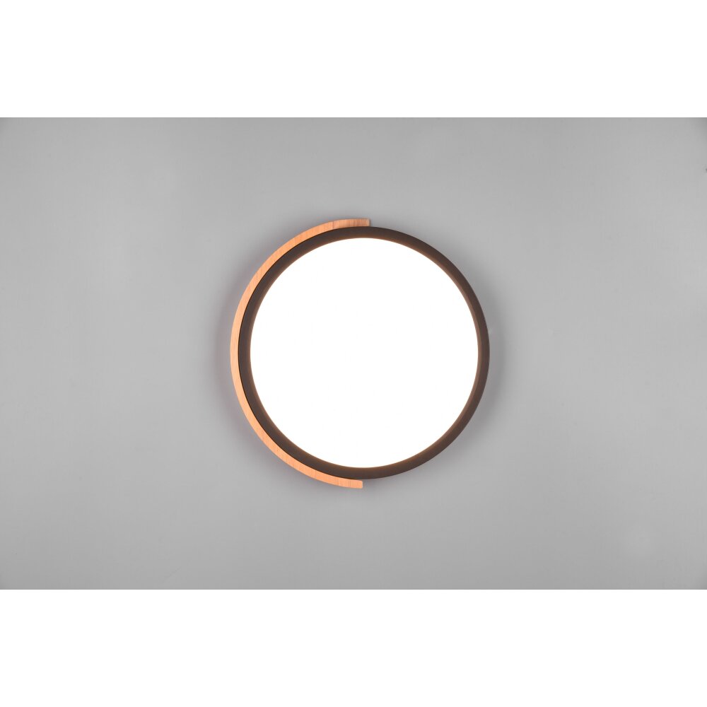 Reality Jano Ceiling Light LED black, 1-light source
