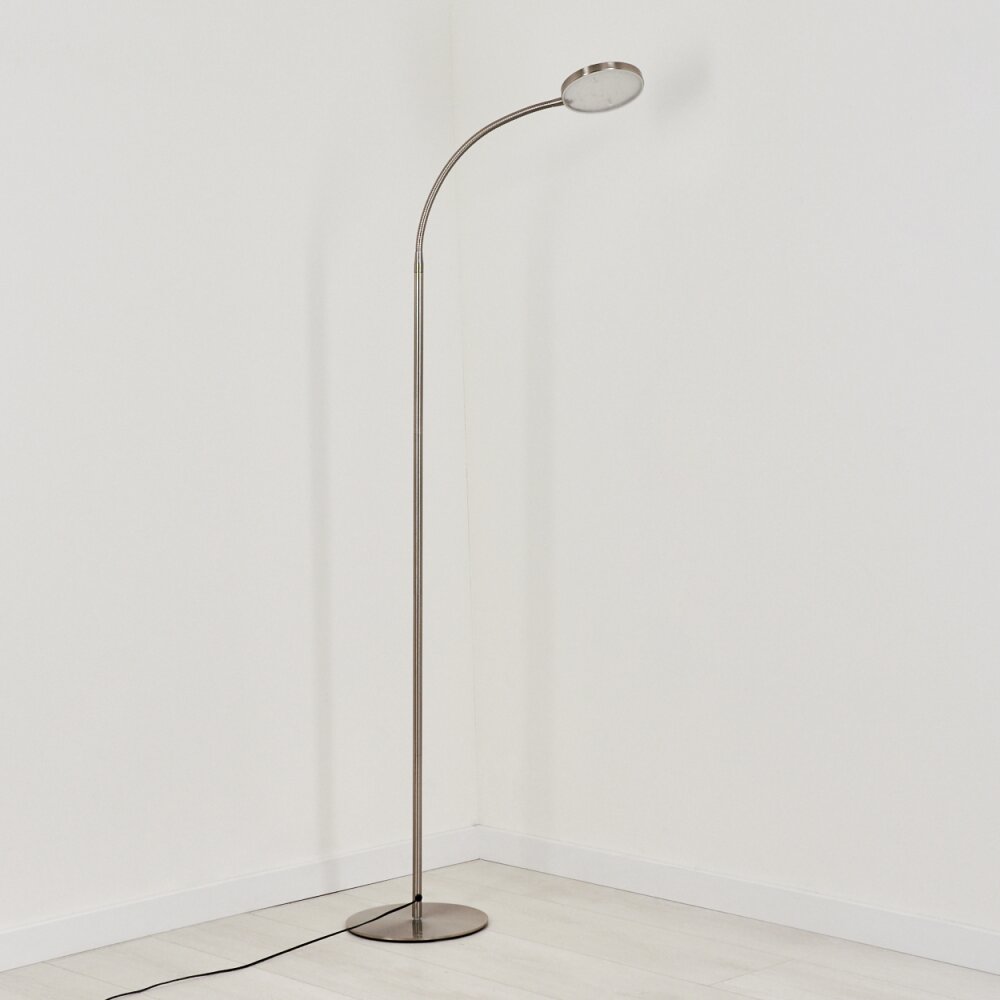 Haltia Floor Lamp LED matt nickel, 1-light source