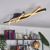 Serlande Ceiling Light LED gold, black, 1-light source