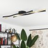 Serlande Ceiling Light LED gold, black, 1-light source