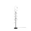 Trio Sequence Floor Lamp LED aluminium, black, 1-light source