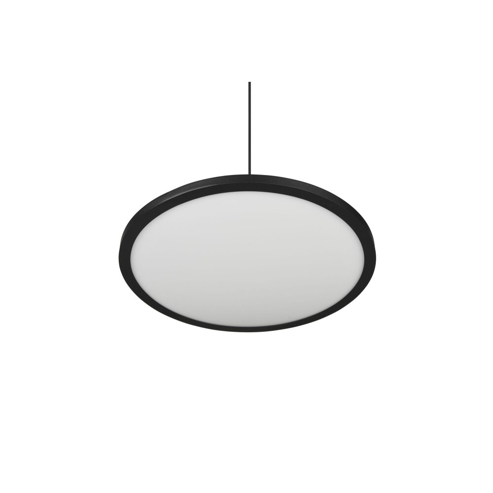 Trio Tray Pendant Light LED black, 1-light source