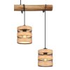 Globo SOENI Pendant Light Ecru, black, 4-light sources