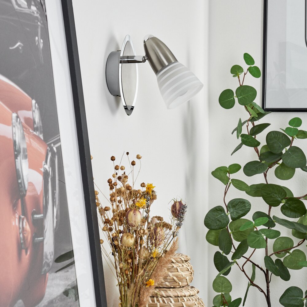 Chapod Wall Light matt nickel, 1-light source