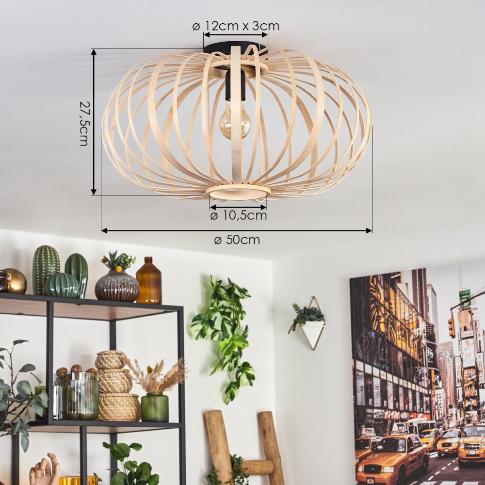 Oravi Ceiling Light Light wood, 1-light source