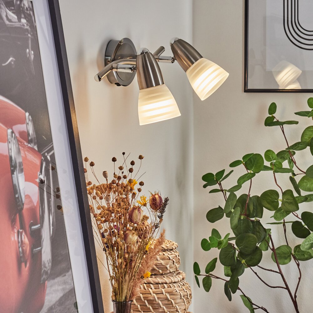 Chapod Wall Light matt nickel, 2-light sources