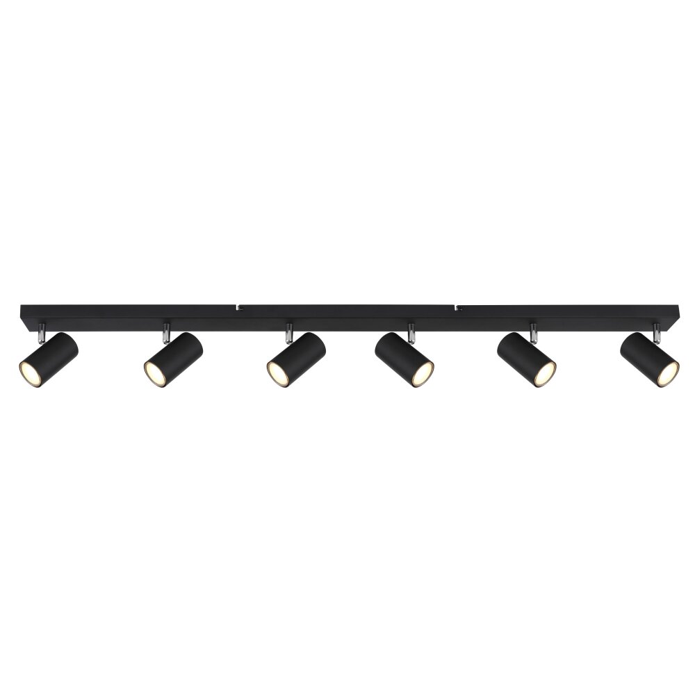 Globo ROBBY Ceiling Light black, 6-light sources