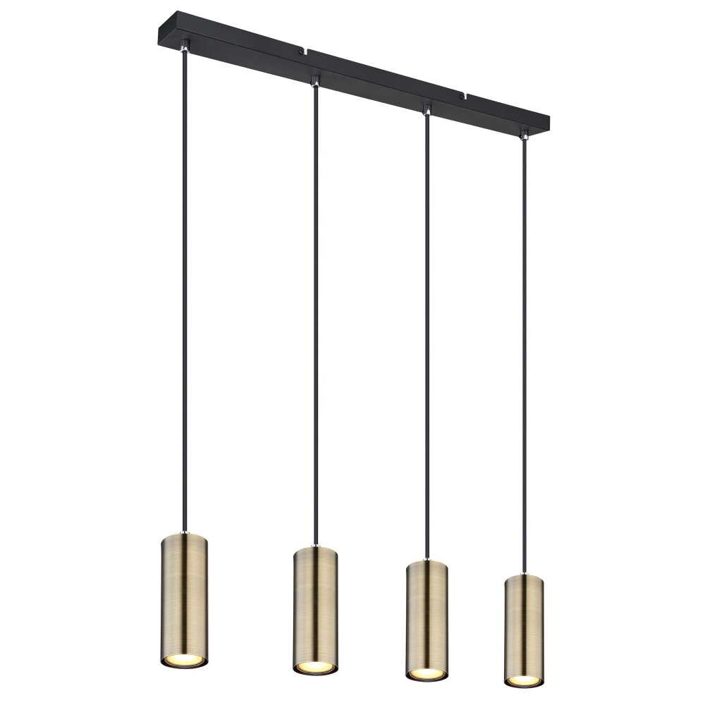 Globo ROBBY Pendant Light black, 4-light sources