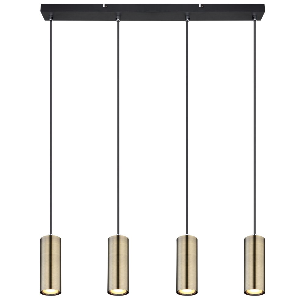 Globo ROBBY Pendant Light black, 4-light sources