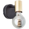 Brilliant Kerry Wall Light gold, black, 1-light source