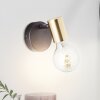 Brilliant Kerry Wall Light gold, black, 1-light source