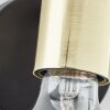 Brilliant Kerry Wall Light gold, black, 1-light source