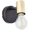 Brilliant Kerry Wall Light gold, black, 1-light source