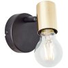 Brilliant Kerry Wall Light gold, black, 1-light source