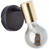 Brilliant Kerry Wall Light gold, black, 1-light source