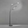 Fischer & Honsel Dent Floor Lamp LED black, 5-light sources