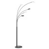 Fischer & Honsel Dent Floor Lamp LED black, 5-light sources