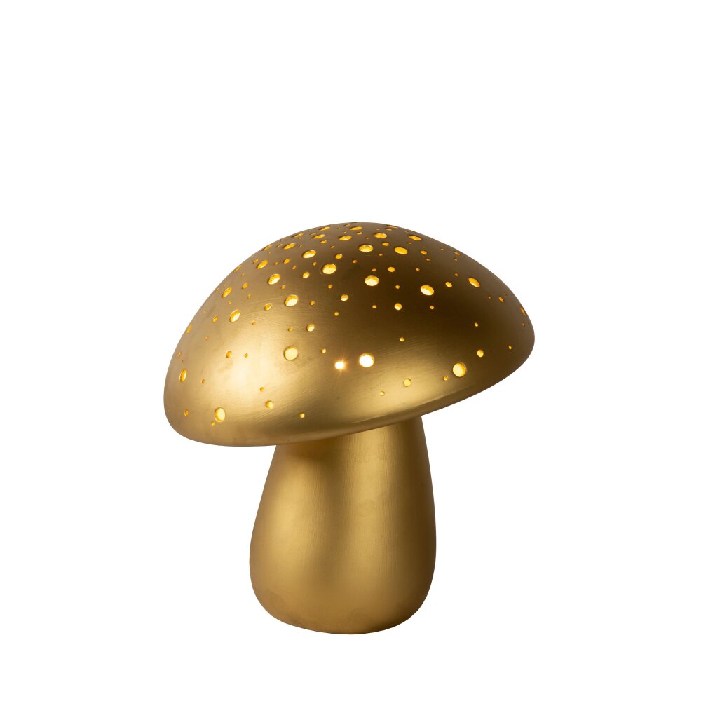 Lucide FUNGO Table lamp gold, brass, 1-light source