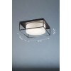 Fischer & Honsel Carre Ceiling Light black, 3-light sources