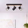 Brilliant Niels Ceiling Light Ecru, black, 3-light sources