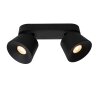 Lucide TRIGONO Ceiling Light black, 2-light sources