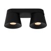 Lucide TRIGONO Ceiling Light black, 2-light sources