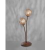 Paul Neuhaus GRETA table lamp rust-coloured, 2-light sources