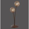 Paul Neuhaus GRETA table lamp rust-coloured, 2-light sources