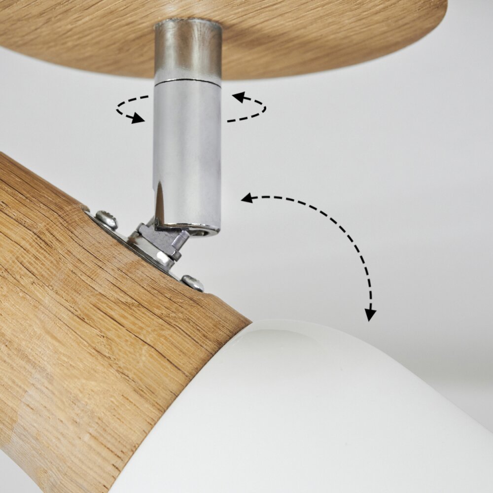 Breuvannes Ceiling Light chrome, Ecru, 1-light source