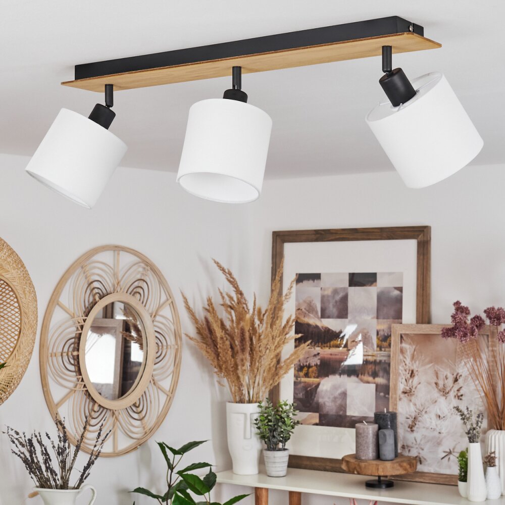 Alsen Ceiling Light Ecru, black, 3-light sources