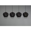 Reality Borka Pendant Light black, 4-light sources