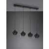 Reality Borka Pendant Light black, 4-light sources